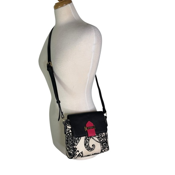 SPARTINA 449 Daufuskie Island Strachan Tulip Linen Leather Crossbody Bag - Picture 2 of 16